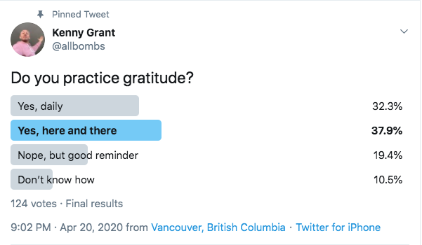 do you practice gratitude survey
