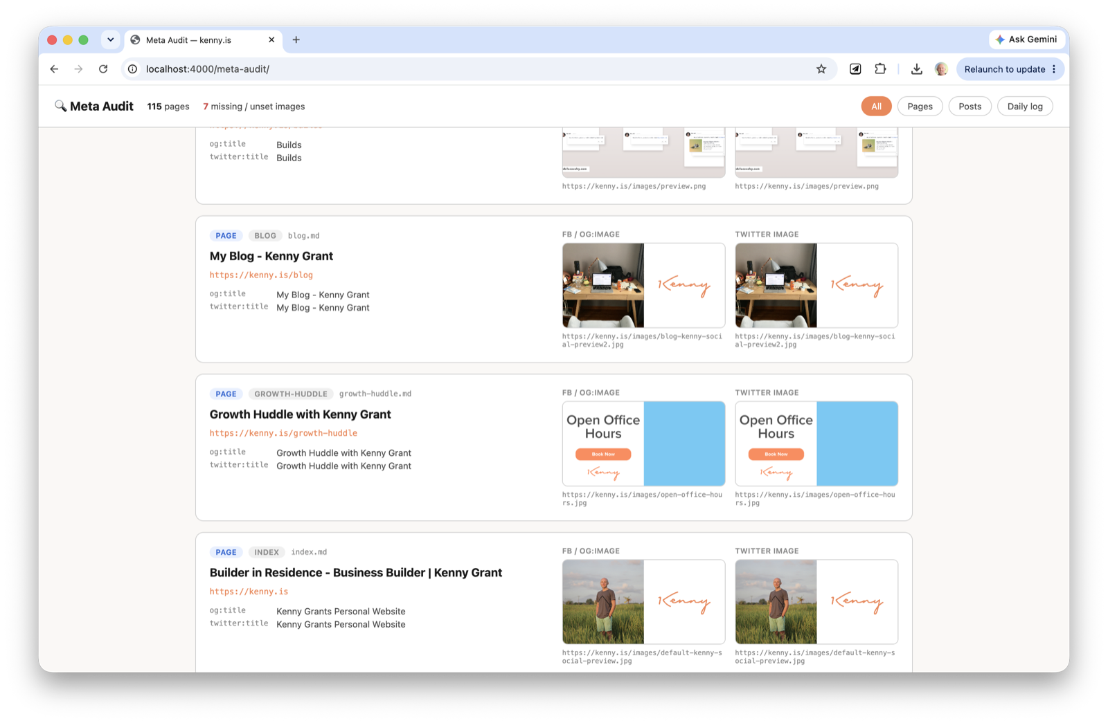 Meta tags checker tool