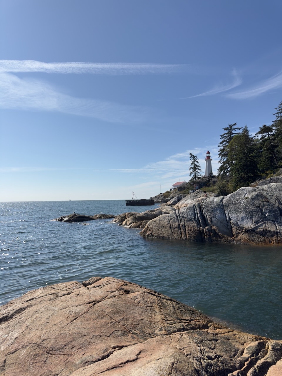 lighthouse from the rocks