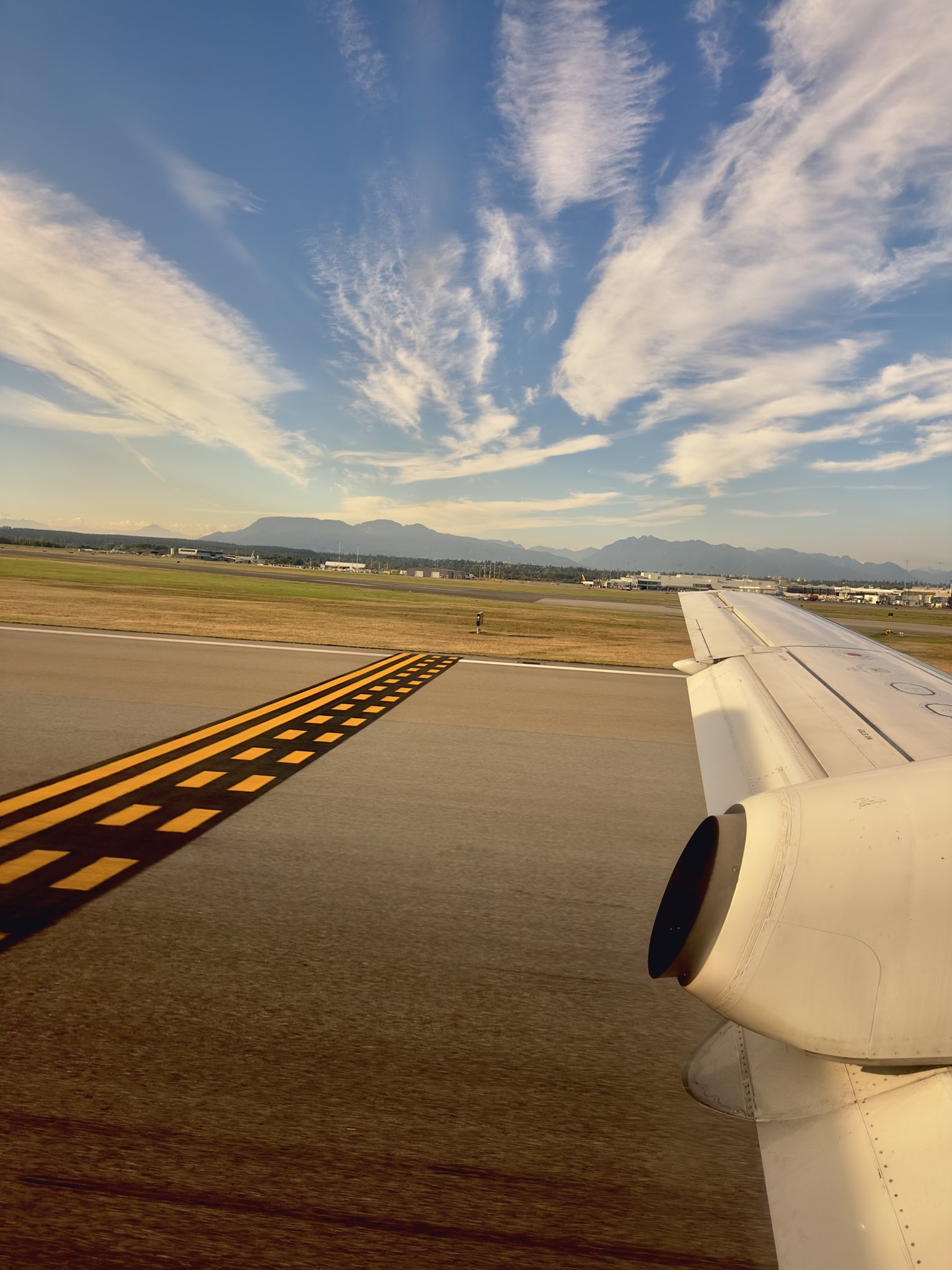 Wheels down at YVR